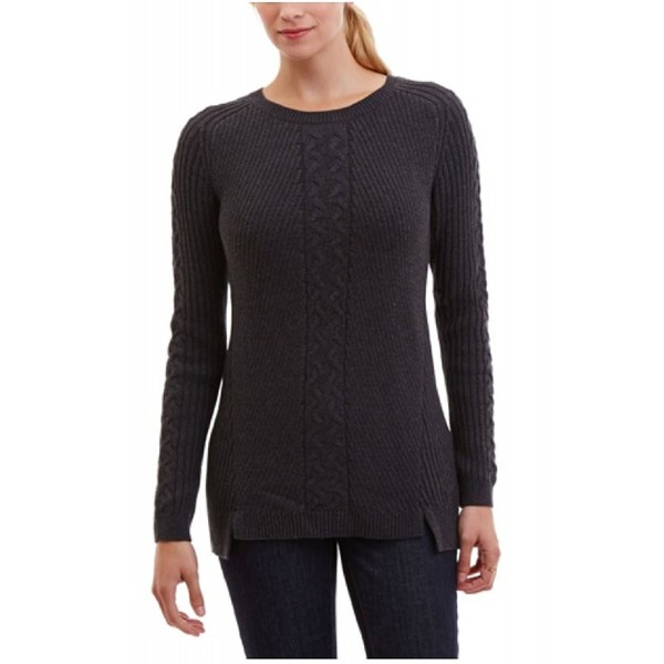 NAUTICA WOMENS SINGLE CABLE SWEATER