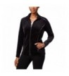 Karen Scott Womens Velour deepblack