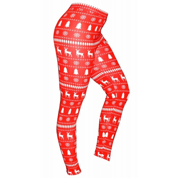 Womens Winter Matching Holiday Leggings