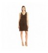 Wrangler Womens Sleeveless Dress Brown