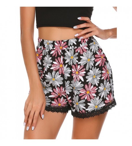 Zeagoo Womens Waisted Summer Shorts