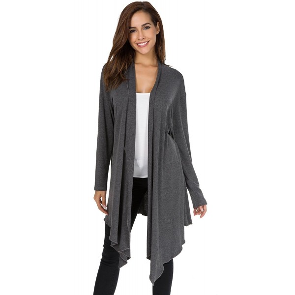 Womens Casual Sleeve Irregular Cardigan