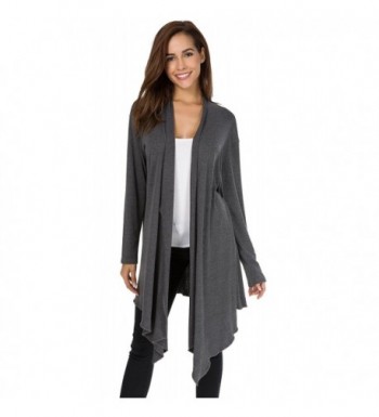 Womens Casual Sleeve Irregular Cardigan