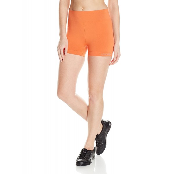 Oiselle Womens Flyte Shorts Orange