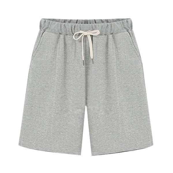 Gooket Elastic Bermuda Drawstring Grey