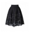 Joeoy Womens Elegant Embroidery Skirt XL