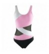 Tempt Me Patchwork Monokini Swimsuits