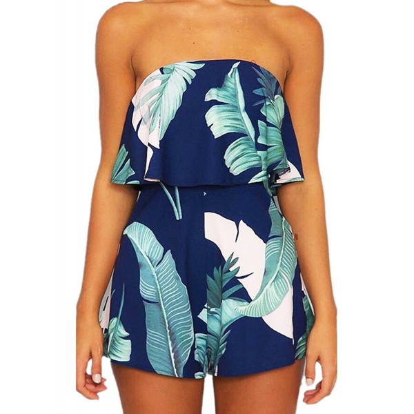 SugooVibe Shoulder Jumpsuit Strapless Playsuits