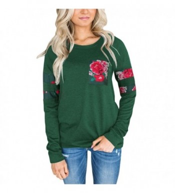 Zhaoyun Womens Crewneck Sweatshirt Green M