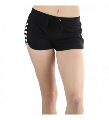 ToBeInStyle Womens Side Striped Dolphin Shorts