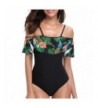 Shoulder Vintage Pineapple Monokini Swimsuits