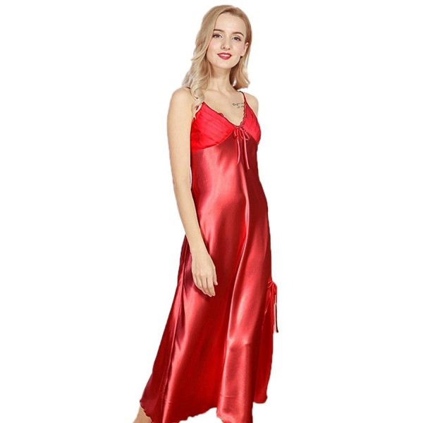 sleeveless satin nightdress