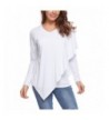 Womens Sleeve Ruffles Casual Stretch