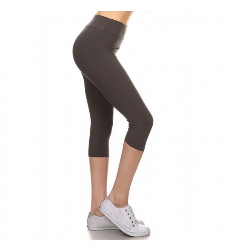 Leggings Depot Printed Workout Charcoal