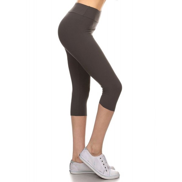 Leggings Depot Printed Workout Charcoal