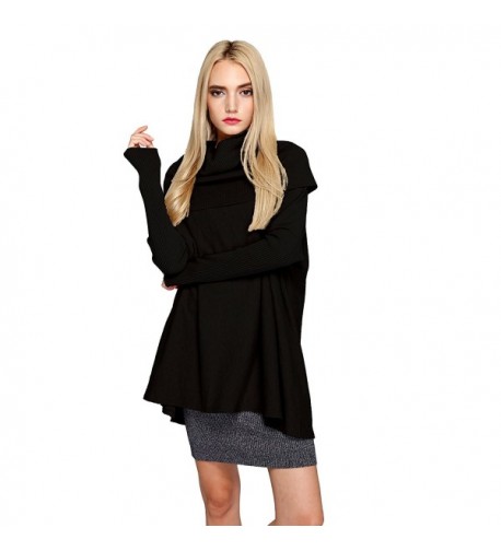 Womens Turtleneck Oversized Pullover Sweater