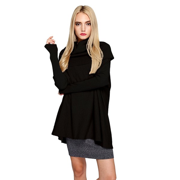 Womens Turtleneck Oversized Pullover Sweater