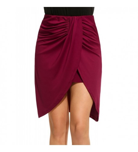 Zeagoo Womens Classic Pleated Asymmetrical