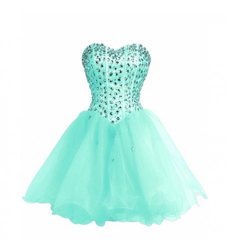 FAIRY COUPLE Strapless Homecoming turquoise