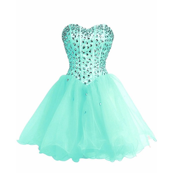 FAIRY COUPLE Strapless Homecoming turquoise