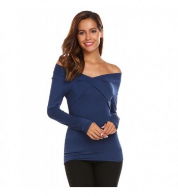 Mofavor Womens Shoulder Stretch Royalblue