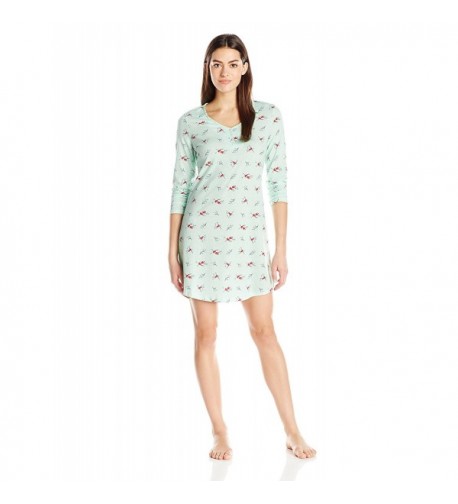 Jockey Womens Henley Sleepshirt Branches