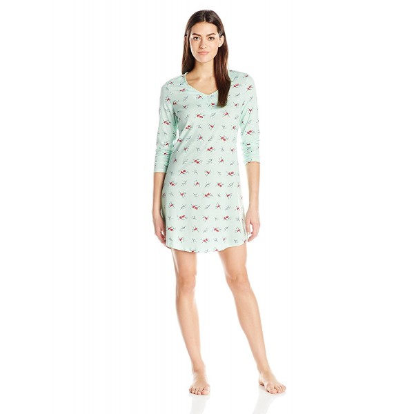 Jockey Womens Henley Sleepshirt Branches