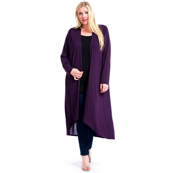 12 Ami Sleeve Cardigan Purple