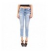 Ci Sono Middle Distressed Cropped