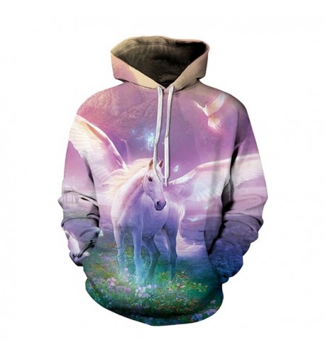 Cutiefox Unicorn Printed Pullover Sweatshirt