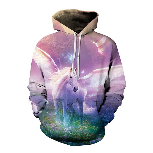 Cutiefox Unicorn Printed Pullover Sweatshirt