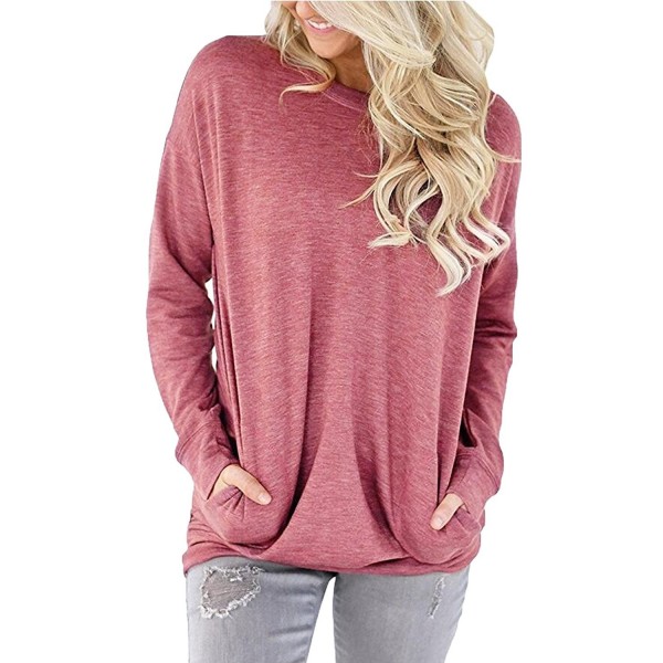 Auxo Womens Casual Sweatshirt Blouses