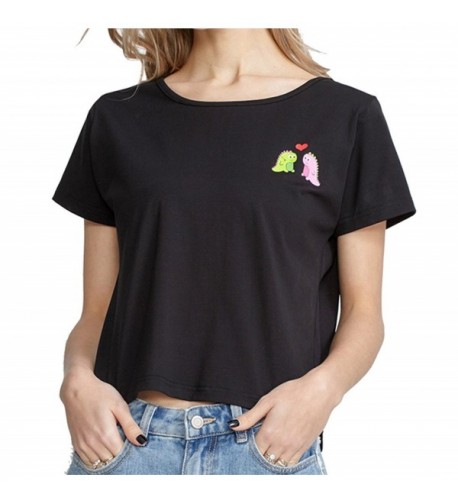 STICKON Dinosaur Graphic Shirts Women
