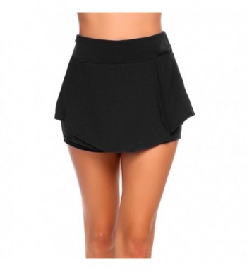 Womens waisted Pleated Shorts Skorts