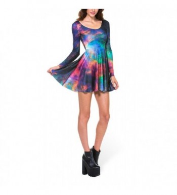 Galaxy Stretchy Polyester Spandex Crewneck