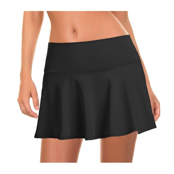 black swim cover up skirt