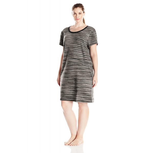 Karen Neuburger Womens Sleepdress Charcoal