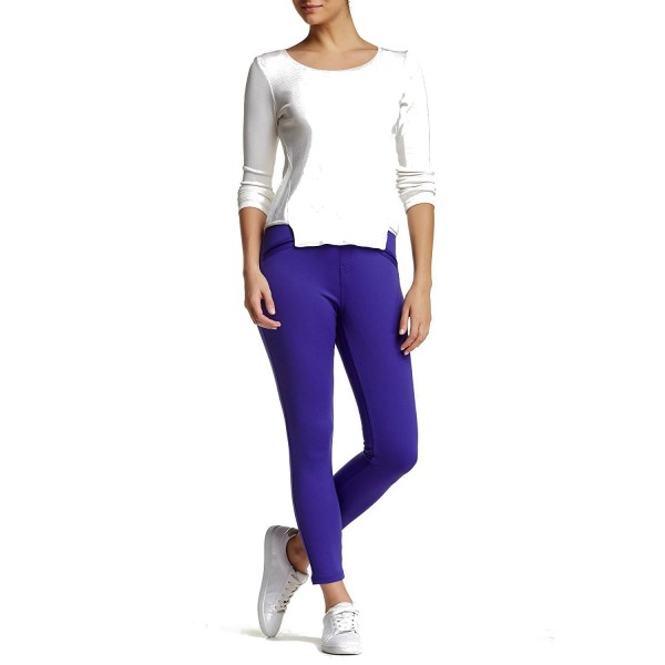 Satin Jersey Skimmer Leggings Purple