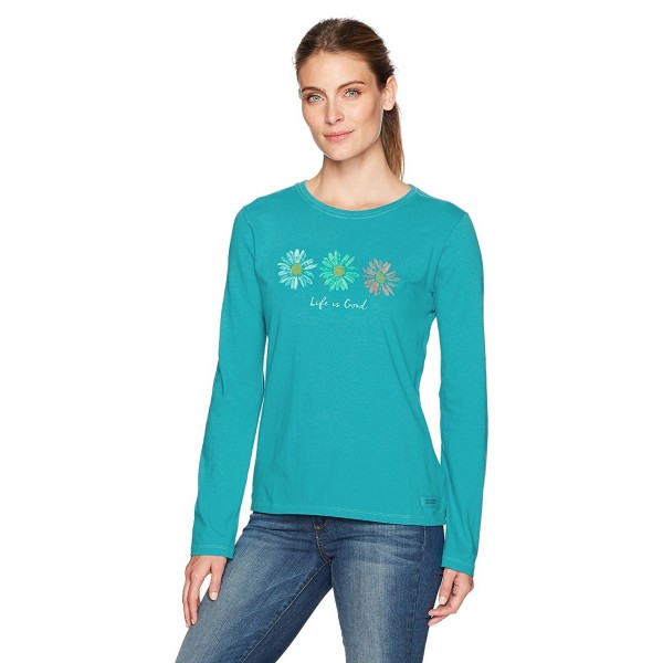 Life Good Crusher Daisies Turquoise