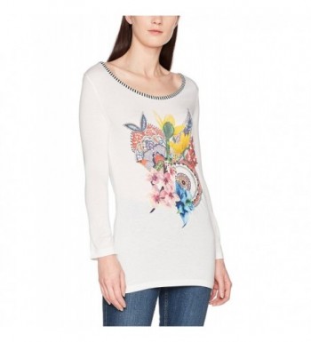 Desigual Womens Knitted Sleeve T Shirt