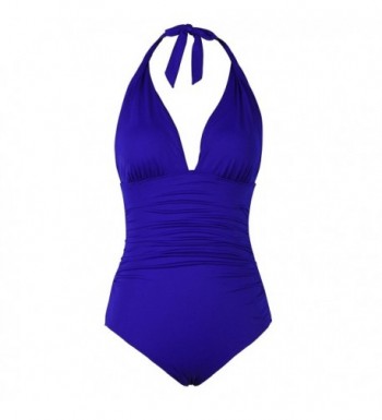 Firpearl Womens Swimsuit Halter Bathing