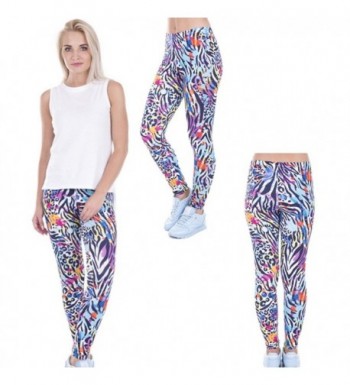 multicolored Stripes Digital Printed Leggings