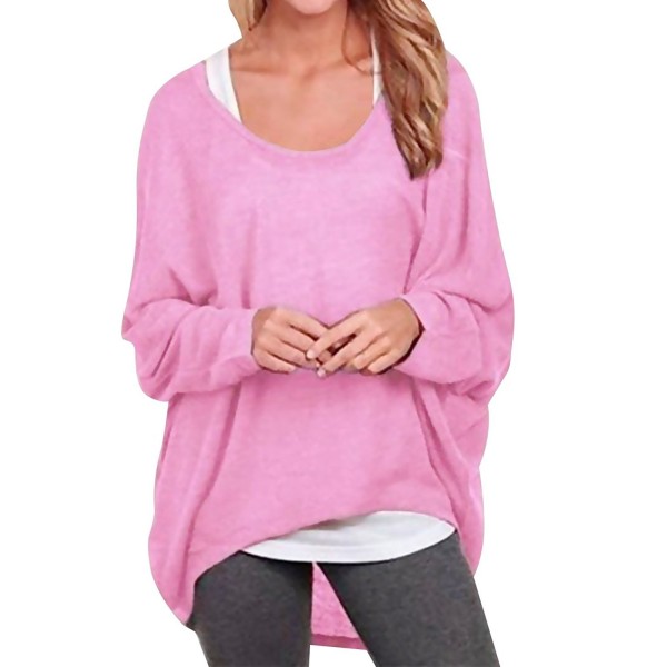 Oryer Womens Oversized Shoulder Pullover