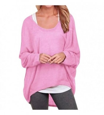 Oryer Womens Oversized Shoulder Pullover