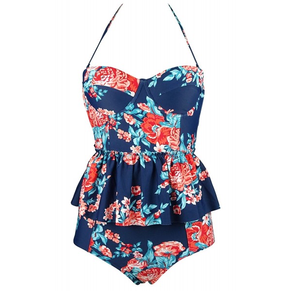 COCOSHIP Antigua Floral Swimsuit Swimwear