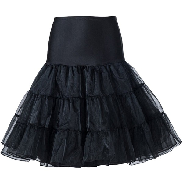 WDING Rockabilly Petticoat Crinolina UnderSkirt