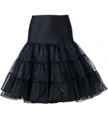 WDING Rockabilly Petticoat Crinolina UnderSkirt