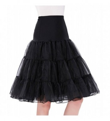 Vintage Women Rockabilly Petticoat Short Slip Crinoline Tutu Underskirt ...