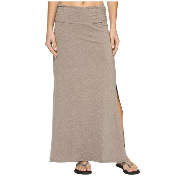 Womens Montauket Long Skirt - Cocoa - CV12I87517F