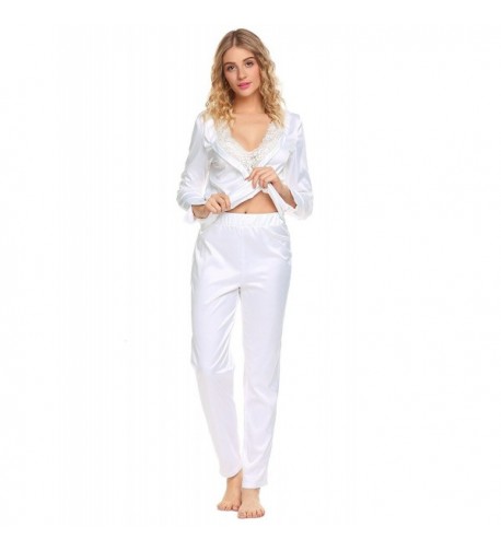 Nessere Woman Satin Pajama Sleeve